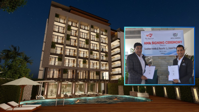 पोखरामा आफ्नो ब्राण्ड विस्तार गर्दै सोल्टी, होटेल पेनिन्सुला व्यवस्थापन गर्ने सम्झौता