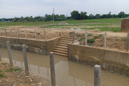 सिक्टा सिँचाइ आयोजनाको पश्चिमी क्षेत्रमा छैटौं शाखा नहर निर्माण, एक लाख जनसंख्या लाभान्वित हुने