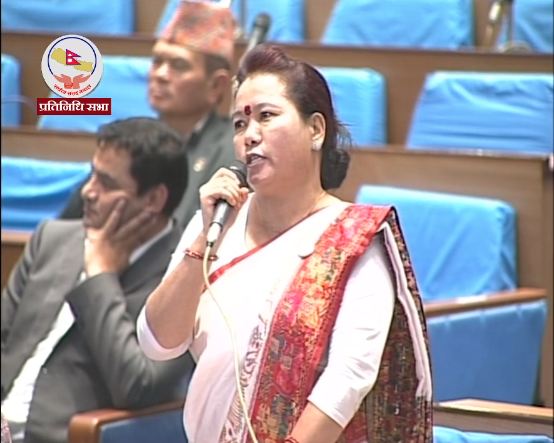 रास्वपा सांसद सोबिताप्रति कांग्रेस सचेतक सुशीला आक्रोशित, संसद्‍बाट दिइन् फ्याउरोको संज्ञा