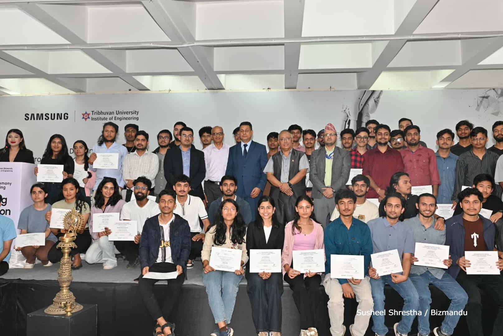 सामसङको इन्नोभेसन क्याम्पसबाट ५६ विद्यार्थीले सिके कोडिङ र प्रोग्रामिङ कोर्स