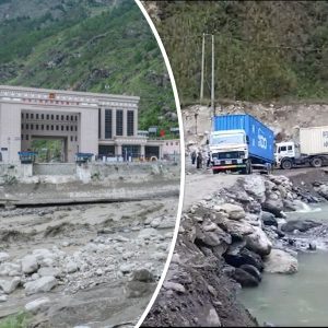 बाढीले रसुवा र तातोपानी नाकामा दुवैमा समस्या, केरुङको सामान 'डाइभर्ट' गरेर ल्याउन पनि असहज