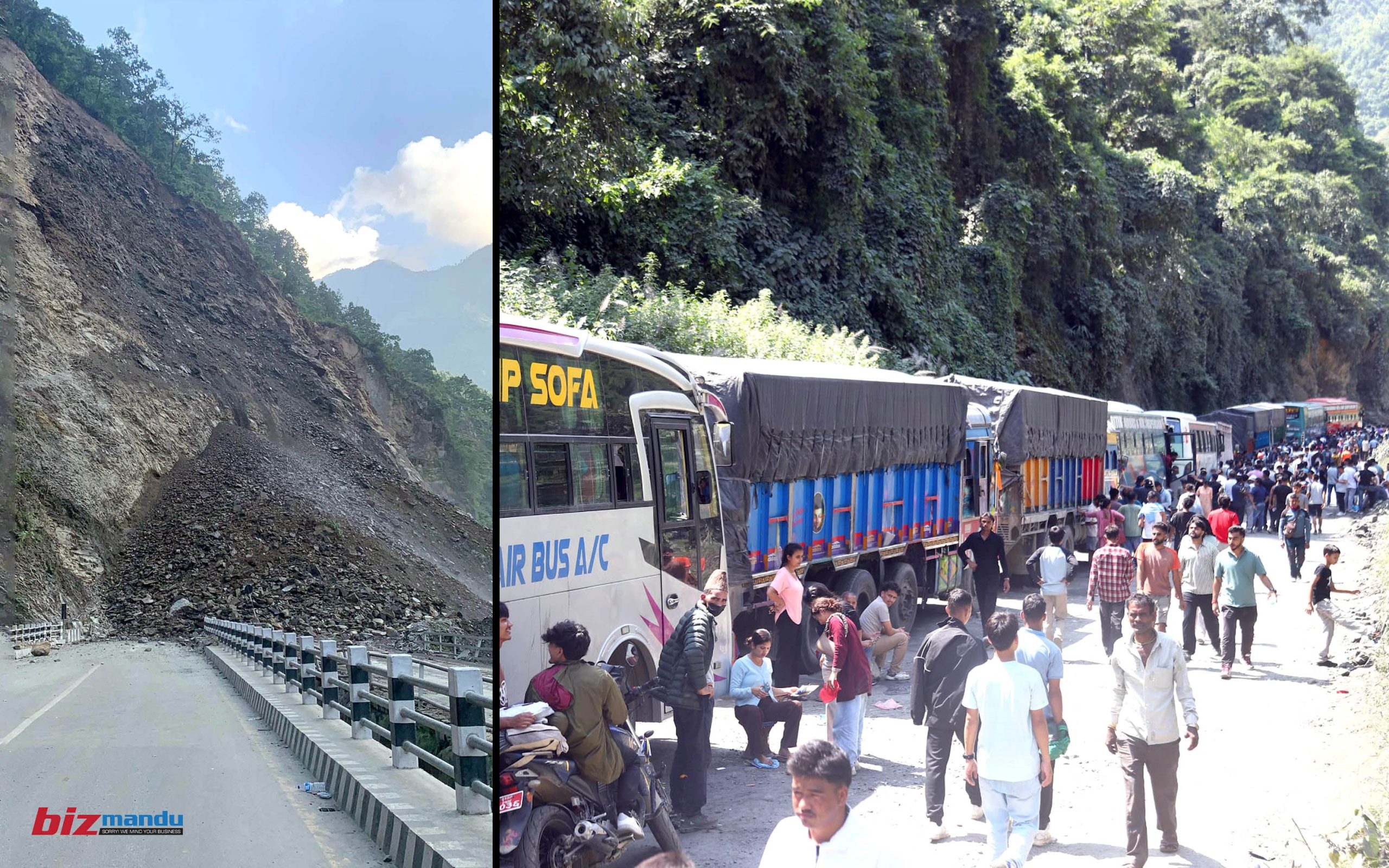तुइनखोला सडक : स्लोप स्टेवलाइजेसन र रक नेटिङ नगरे घट्दैन पहिरोको जोखिम