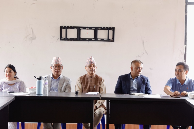 जेनजी विद्रोहपछि केन्द्रीय कार्यालयमा पहिलोपटक कांग्रेसको बैठक, खड्काले गरे अध्यक्षता