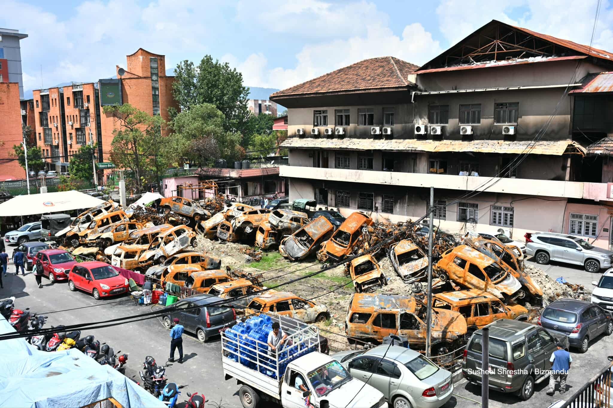 सर्वोच्च अदालत जलाउँदा पेट्रोलबाहेक विशेष केमिकल मिसाएको आशंका, हुँदैछ अनुसन्धान
