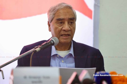 प्रवासबाट देउवाको अपिल, ‘एक अर्काको सहअस्तित्व स्वीकार गर्दै एकता र सहकार्य कायम राखौँ’