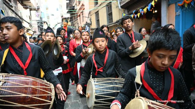 न्हूदँया भिंतुना : देशभर नेपाल संवतको उल्लास, वसन्तपुरमा सांस्कृतिक र्‍याली