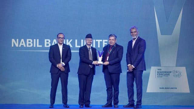 नबिल बैंकले भिसा लिडरसिप कन्क्लेभमा जित्यो तीन विधाका अवार्ड