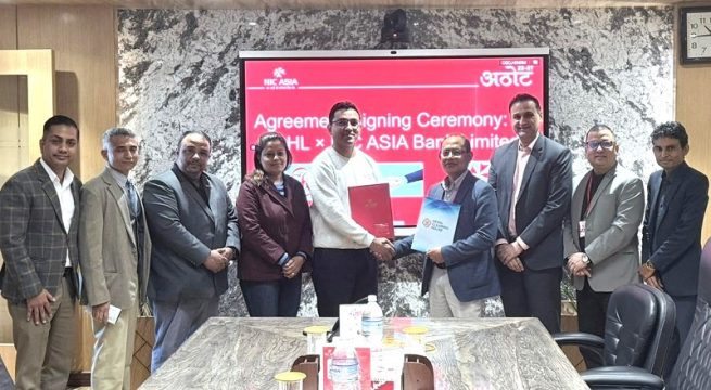 एनआईसी एशिया बैंकले पनि नेपालपे कार्ड जारी गर्ने, एनसीएचएलसँग गर्‍यो सम्झौता
