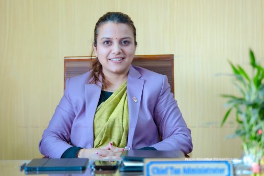टेन्ट टाँगेरै राजस्वको सेवा दिएकाले मनोविज्ञान सकारात्मक भयो, कन्फिडेन्स बढ्यो : प्रमुख कर प्रशासक कविता रेग्मी