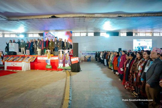 नेपाली कांग्रेसको विशेष महाधिवेशनअन्तर्गत सोमबार बन्द सत्र जारी (तस्बिरहरू)