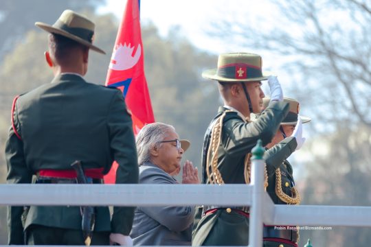 शहीद उद्यान लैनचौरमा विशेष सभा, प्रधानमन्त्री कार्कीद्वारा शहीदप्रति श्रद्धाञ्जली अर्पण