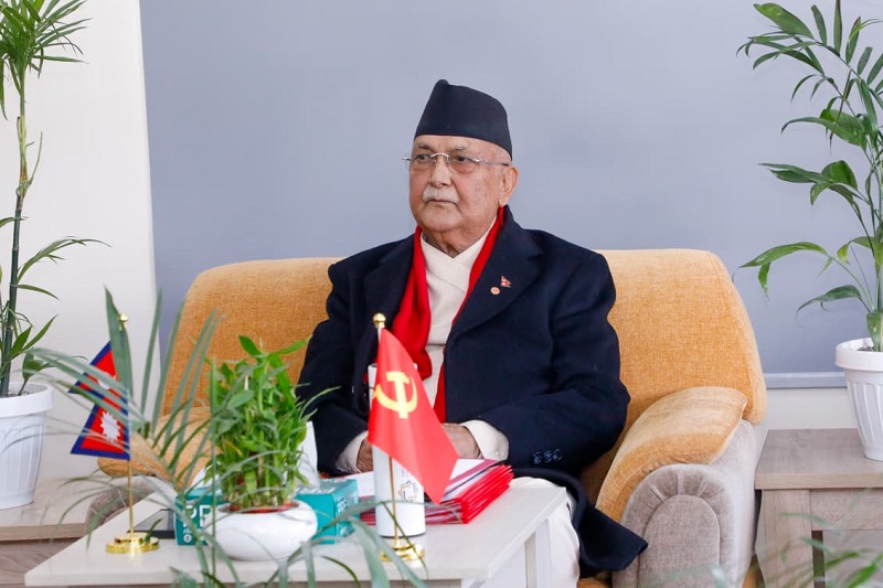पूर्व प्रधानमन्त्री केपी शर्मा ओली पक्राउ