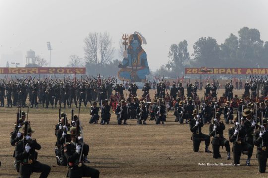 आज २६३ औं सेना दिवस, टुँडिखेलमा शिवरात्री बढाइँसँगै कवाज प्रस्तुत (तस्विरहरु)