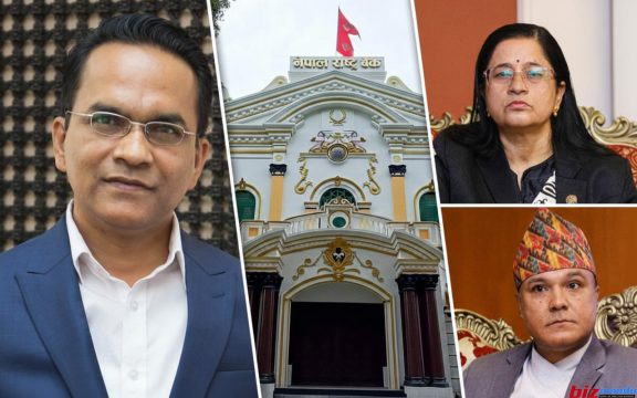 गभर्नर-डेपुटी गभर्नर महिना दिनपछि एकै पटक कार्यालयमा, नेतृत्व भ्रमणमा रमाउँदा काम लथालिंग
