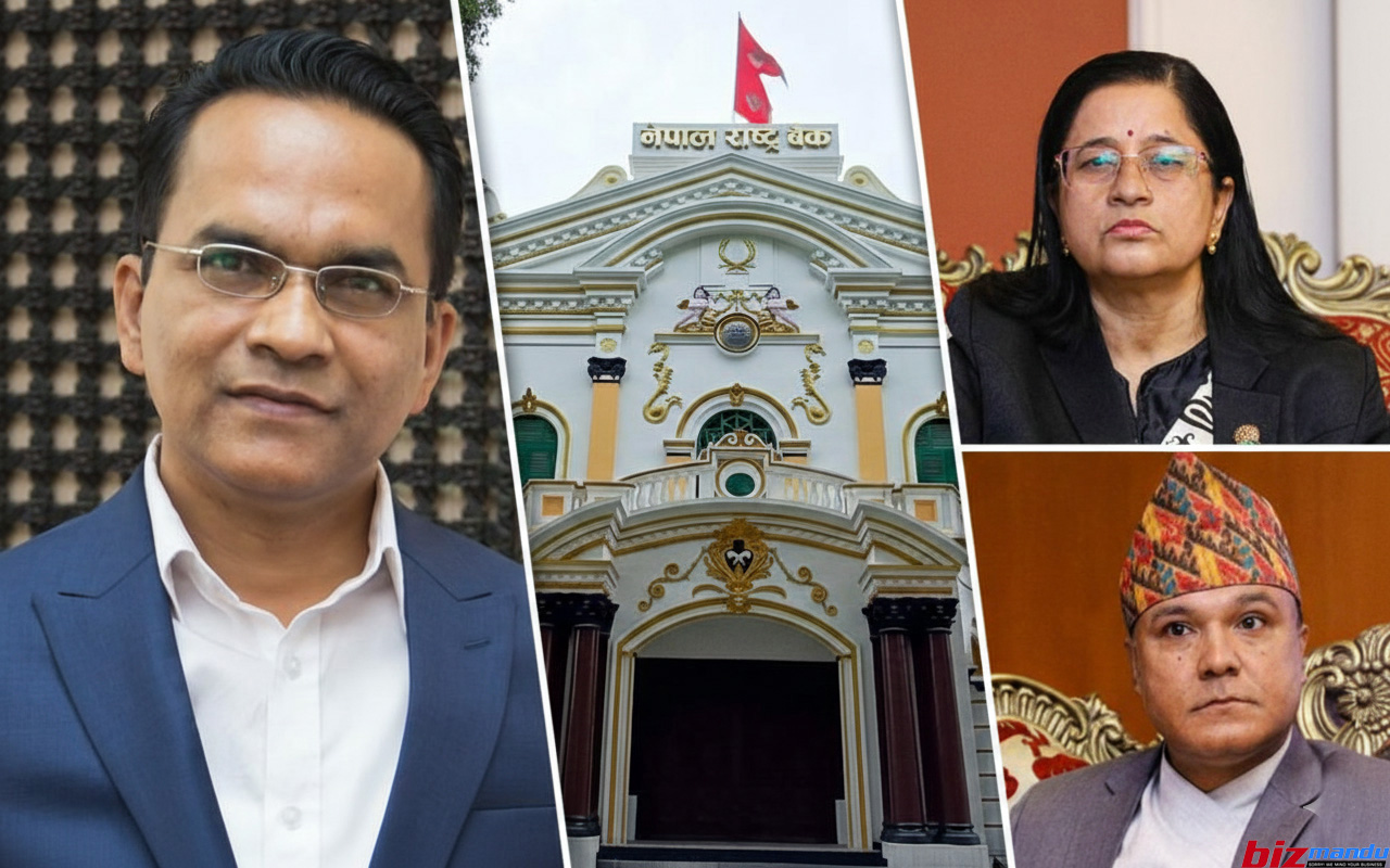 गभर्नर-डेपुटी गभर्नर महिना दिनपछि एकै पटक कार्यालयमा, नेतृत्व भ्रमणमा रमाउँदा काम लथालिंग