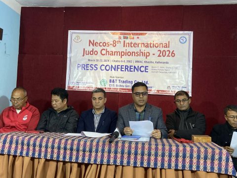 ३० लाख लागतमा नेकोस अन्तर्राष्ट्रिय जुडो प्रतियोगिता हुँदै, बंगलादेश र भुटानबाट टोली आउने