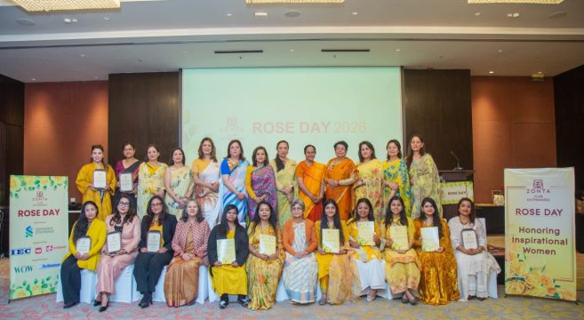 जोन्टा क्लब अफ काठमाडौंले मनायो ‘यलो रोज डे’, विविध क्षेत्रका प्रेरणादायी महिलालाई सम्मान