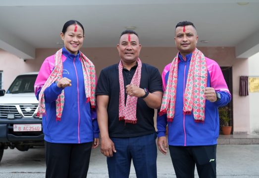 एरिकाले कराते वान प्रिमियर खेल्दै , उधारो पुरस्कार ‘क्लियर’ गर्ने सदस्यसचिवको वाचा