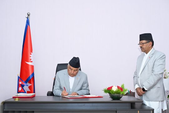 बालेनको सिफारिस राष्ट्रपतिले गरे कार्यान्वयन, संवैधानिक परिषद् सम्बन्धी अध्यादेश अन्तत: जारी