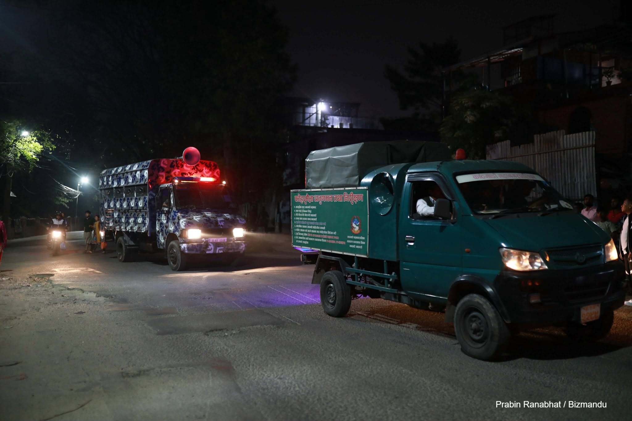 सुकुमबासी बस्ती खाली गर्न थापाथलीमा प्रहरीको माइकिङ, ‘शनिबार भत्काउन थाल्छौं’