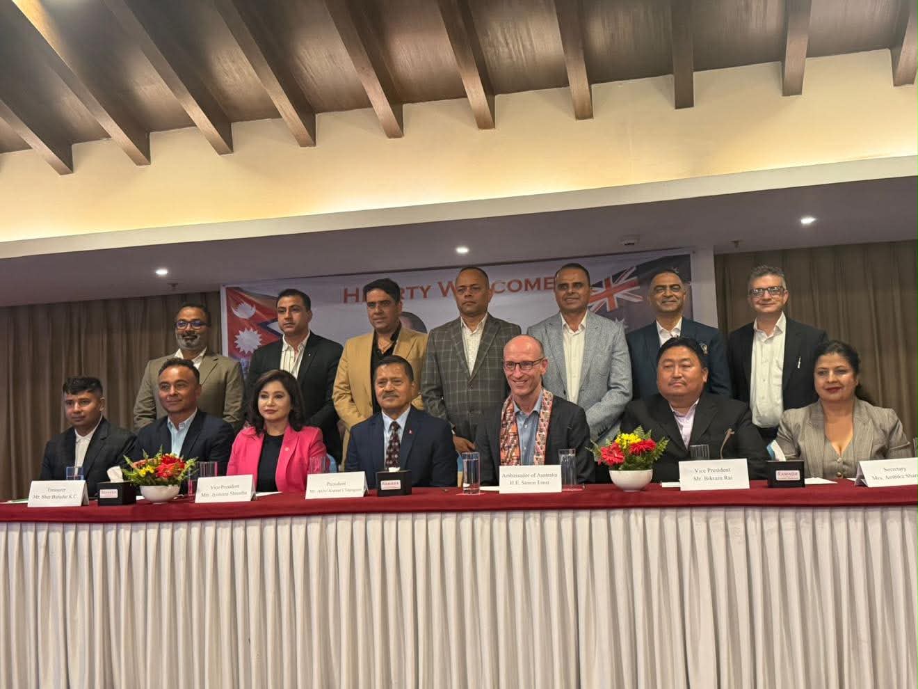 नेपाल अष्ट्रेलिया चेम्बरको अध्यक्षमा पुनः चापागाईं, द्धिपक्षीय सहयोग र आर्थिक क्षेत्रमा काम गर्ने लक्ष्य