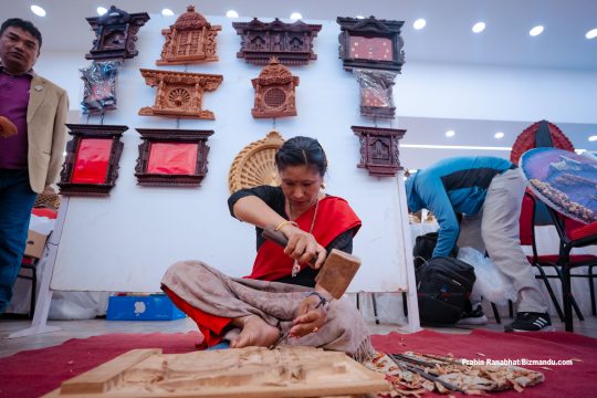 बालुवाटारमा ह्याण्डिक्राफ्ट एक्स्पो, नेपालमै उत्पादित सामाग्री प्रदर्शनीमा (तस्विरहरु)