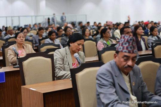 प्रतिनिधि सभामा मन्त्रालयगत विनियोजन शीर्षकमाथि छलफल असार १ र २ गते