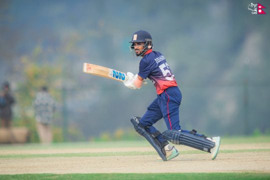 इशान पनि थपिँदा नेपाली शीर्षक्रम ब्याटिङमा चर्को प्रतिस्पर्धा, अमेरिका र स्कटल्याण्डसँग सिरिज