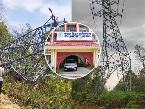 कर्णालीमा पहिलोपटक पुगेको १३२ केभी प्रसारण लाइनको पोल ३ महिना मै किन ढल्यो?