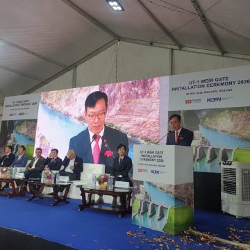 माथिल्लो त्रिशुली-१ जलविद्युत आयोजनाको ‘वेयरगेट’ संचालन, निर्माण अन्तिम चरणमा
