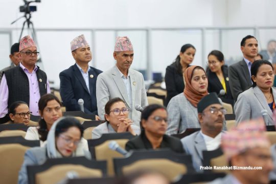 नीति तथा कार्यक्रमाथिको छलफल सकिँदा प्रतिपक्षी दलले फेरि विरोध गर्ने, बालेन आएनन् संसद्