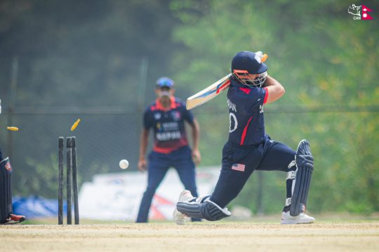 अमेरिकाविरुद्ध १० बलरले बलिङ गर्दा ७ जनाले लिए विकेट, पटेलको शतक