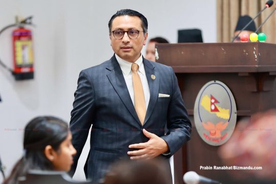 संसदमा अर्थमन्त्रीको जवाफ: निजी क्षेत्रमैत्री उद्यमको विकास गरिनेछ (पूर्णपाठ)