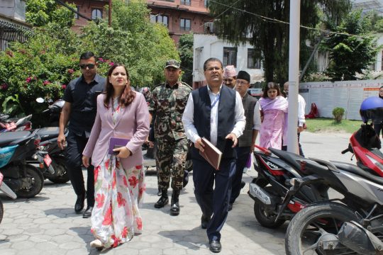 स्वास्थ्यमन्त्री मेहताले गरिन् खाद्य प्रविधि तथा गुण नियन्त्रण विभागको निरीक्षण