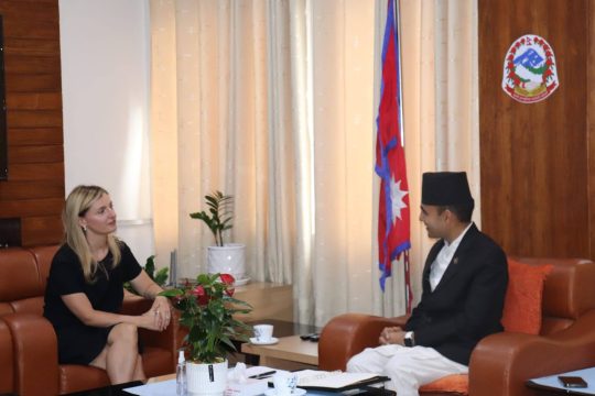 स्टारलिंक नेपालको सूचना प्रविधि क्षेत्रमा लगानी गर्न इच्छुक छ : अमेरिकी उपविदेशमन्त्री रोजर्स