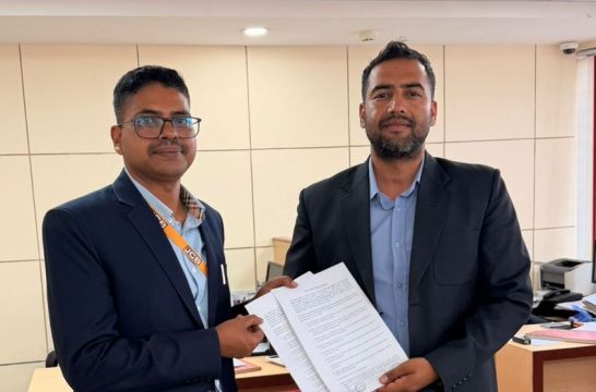 जेसीबी उपकरण खरिदमा ८०% फाइनान्सको सुविधा,  एमएडब्लू अर्थमुभर्स र एभरेष्ट बैंकबीच सम्झौता