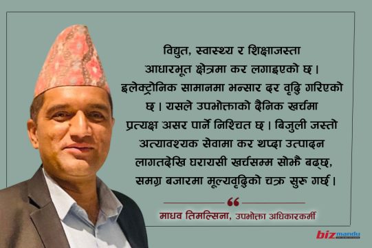 उपभोक्ता हितमा चुकेको बजेट : करको बोझ, नियमनको कमजोरी र महँगीको मार