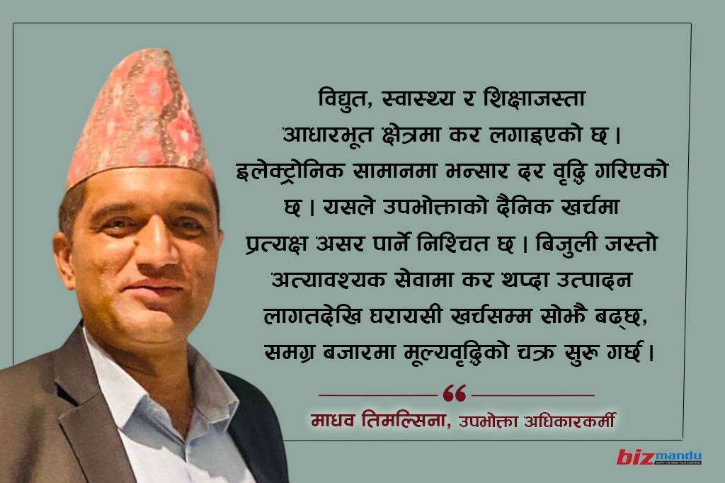 उपभोक्ता हितमा चुकेको बजेट : करको बोझ, नियमनको कमजोरी र महँगीको मार