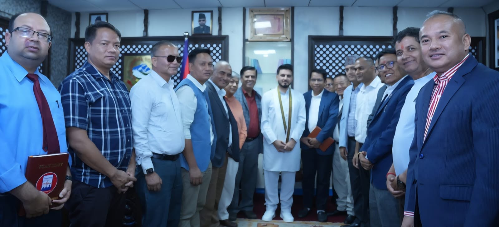 निर्माण कम्पनीलाई कारबाही गर्ने पत्रले व्यवसायी तरंगित, सुनिल लम्साललाई भेटेर के भने?