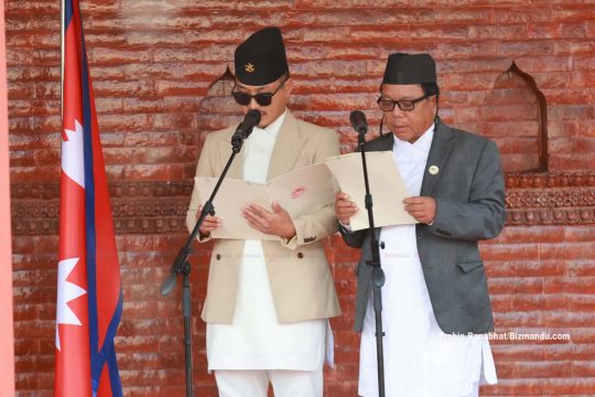 गृह मन्त्रालयमा कमब्याक गरेका सुधन मन्त्रिपरिषद्‍मा पाँचौं वरीयतामा, महाबीर आठौं नम्बरमा