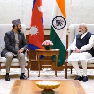 दिल्लीमा रवि लामिछाने र नरेन्द्र मोदीबीच भेट, जयशंकर र डोभाल पनि साथमा