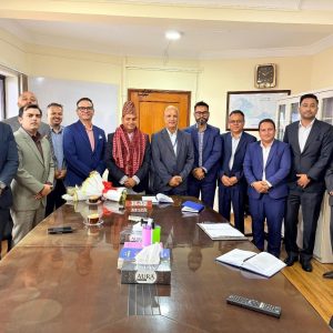 मर्चेन्ट बैंकर्स संघले सेबोन अध्यक्षलाई भेटेर भन्यो- लगानीकर्ताको मनोबल बढाऔं