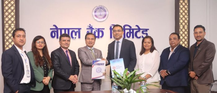 नेपाल बैंकले पनि अब ‘नेपालपे कार्ड’ जारी गर्ने, एनसीएचएलसँग भयो सम्झौता