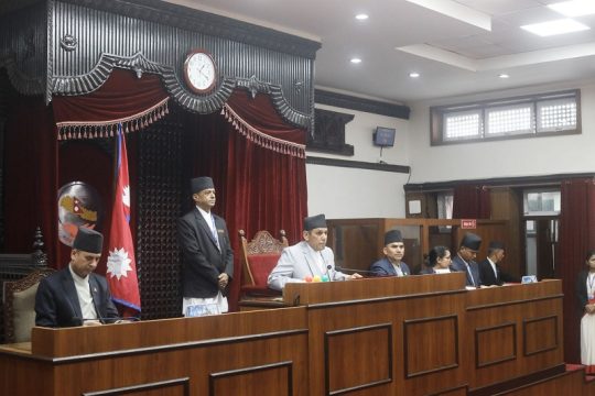 सांसदले उठाएका प्रश्नमा जवाफ दिन मन्त्रीहरुलाई राष्ट्रिय सभाका अध्यक्ष दाहालको रुलिङ