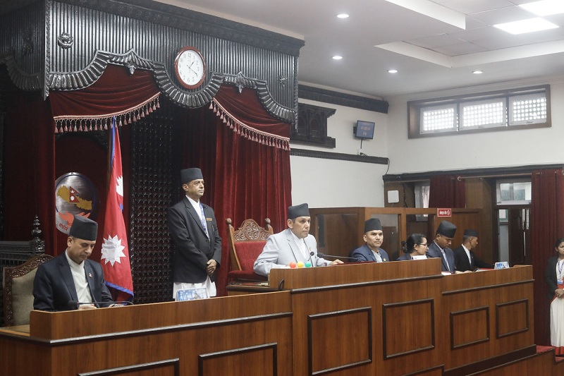 सांसदले उठाएका प्रश्नमा जवाफ दिन मन्त्रीहरुलाई राष्ट्रिय सभाका अध्यक्ष दाहालको रुलिङ