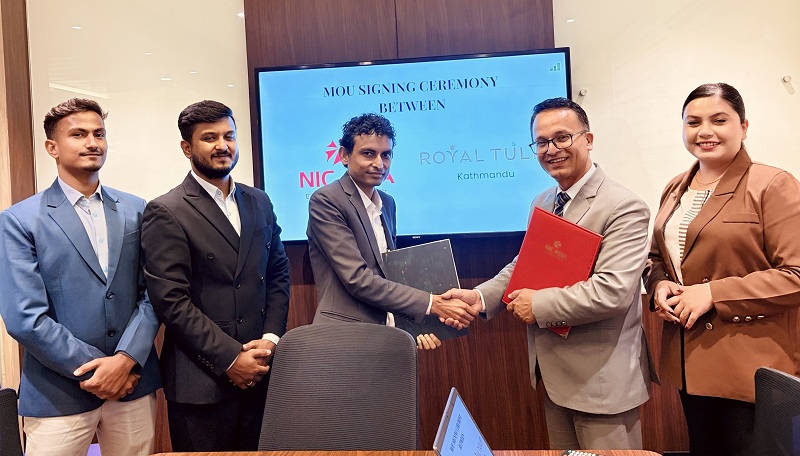 एनआइसी एसिया बैंकका ग्राहकले रोयल टुलिप काठमाडौं होटलमा १५ प्रतिशत छुट पाउने