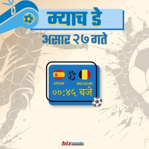 अमेरिकी ‘ड्रिम’ तोडेर आएको बेल्जियमसामू गोलै नखाइ क्वाटरफाइनल पुगेको स्पेनको चुनौती