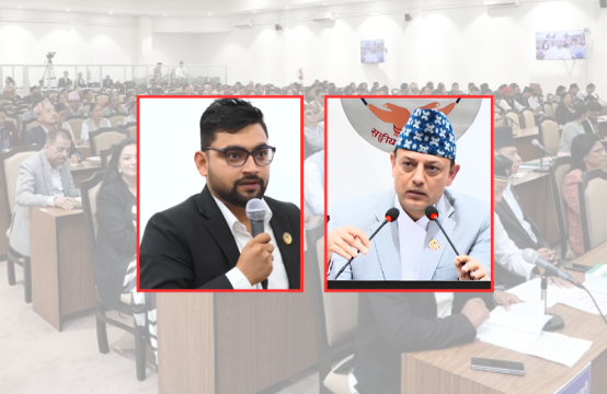 संसद्‍मा पार्टीको चुनावी गतिविधि चर्चा गर्न खोजेपछि डीपी आक्रोशित, बीचमै रोके रास्वपाका सुलभलाई
