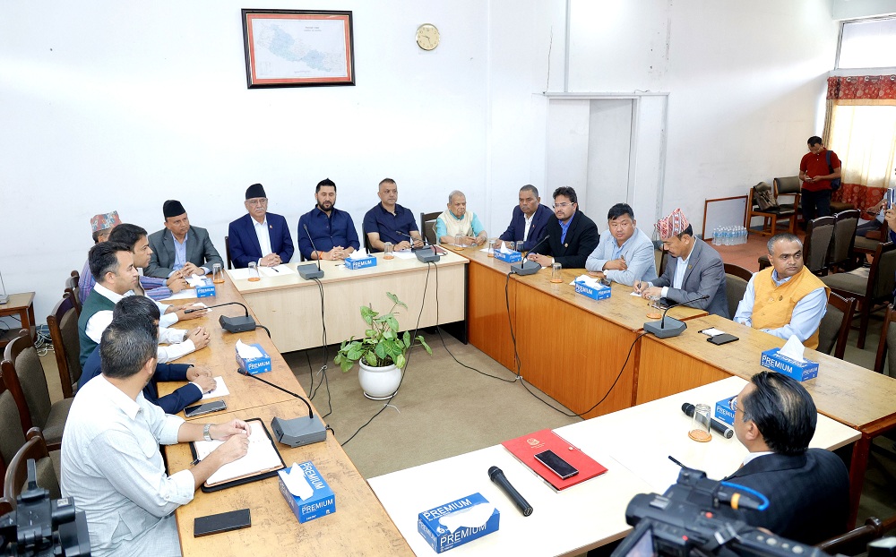 विपद् व्यवस्थापन गर्न दलहरु एकढिक्का, आर्थिक सहयोग गर्न संयुक्त अपिलसहित १० बुँदे संकल्प