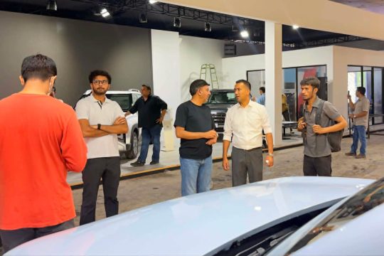 नाइमा मोबिलिटी एक्स्पोको तयारी र अनुगमनमा व्यवसायी आफैं मैदानमा